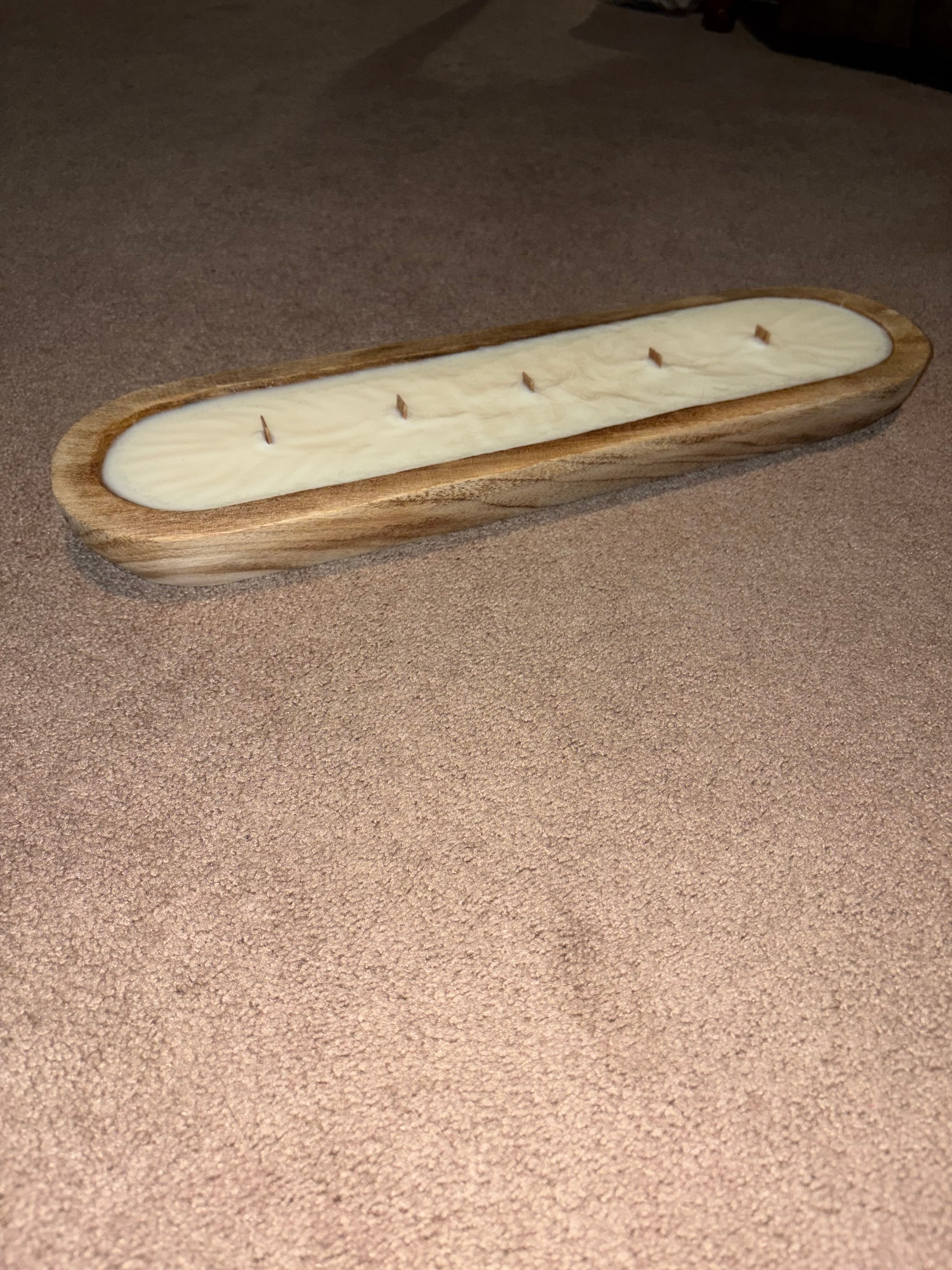 20” Long Dough Bowl Candle