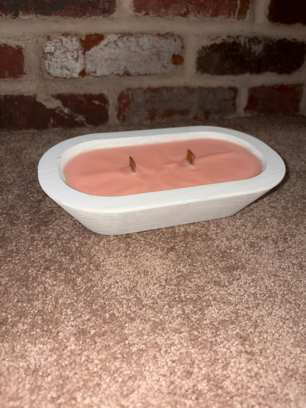 White Dough Bowl Candle