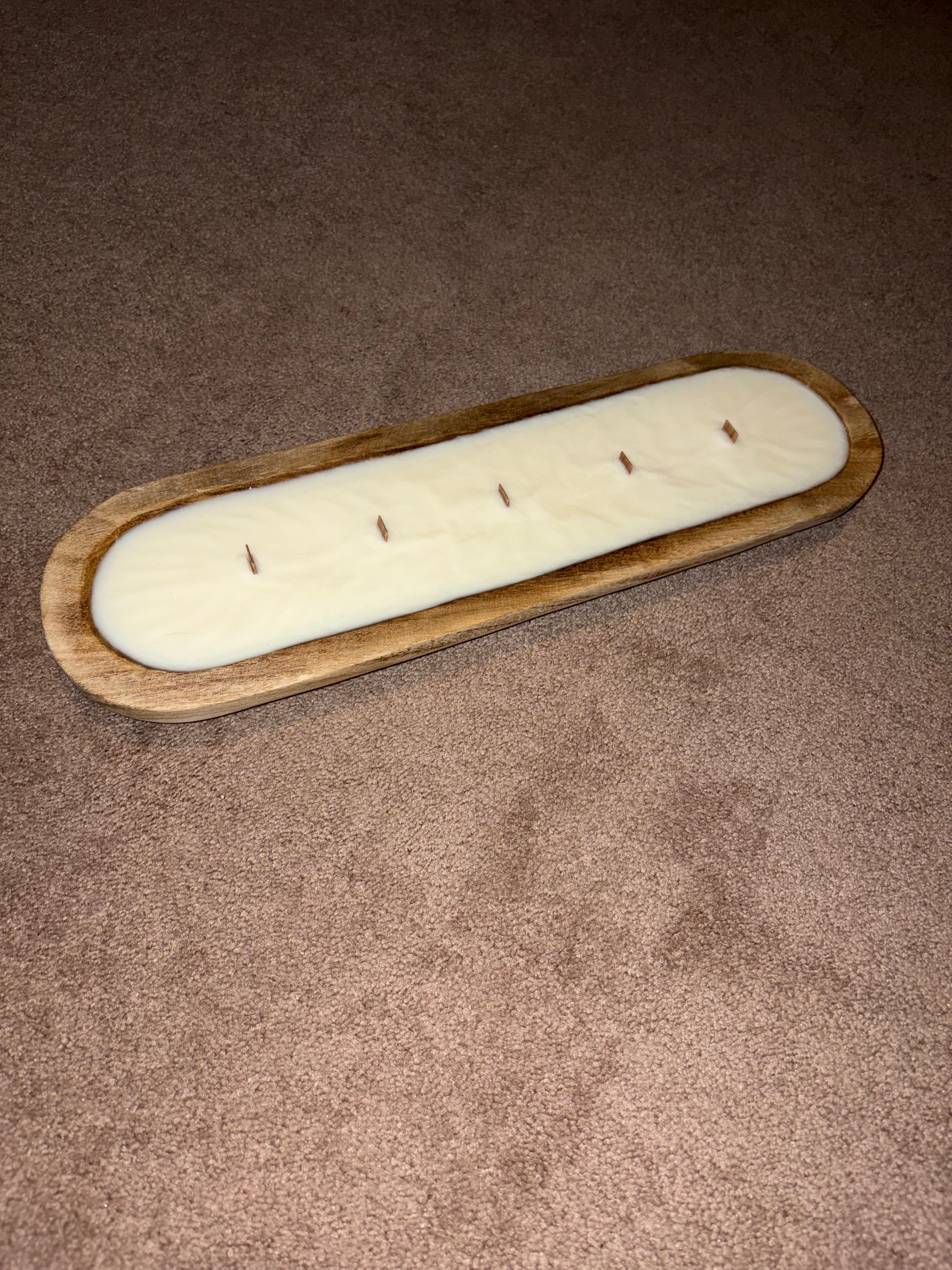 20” Long Dough Bowl Candle