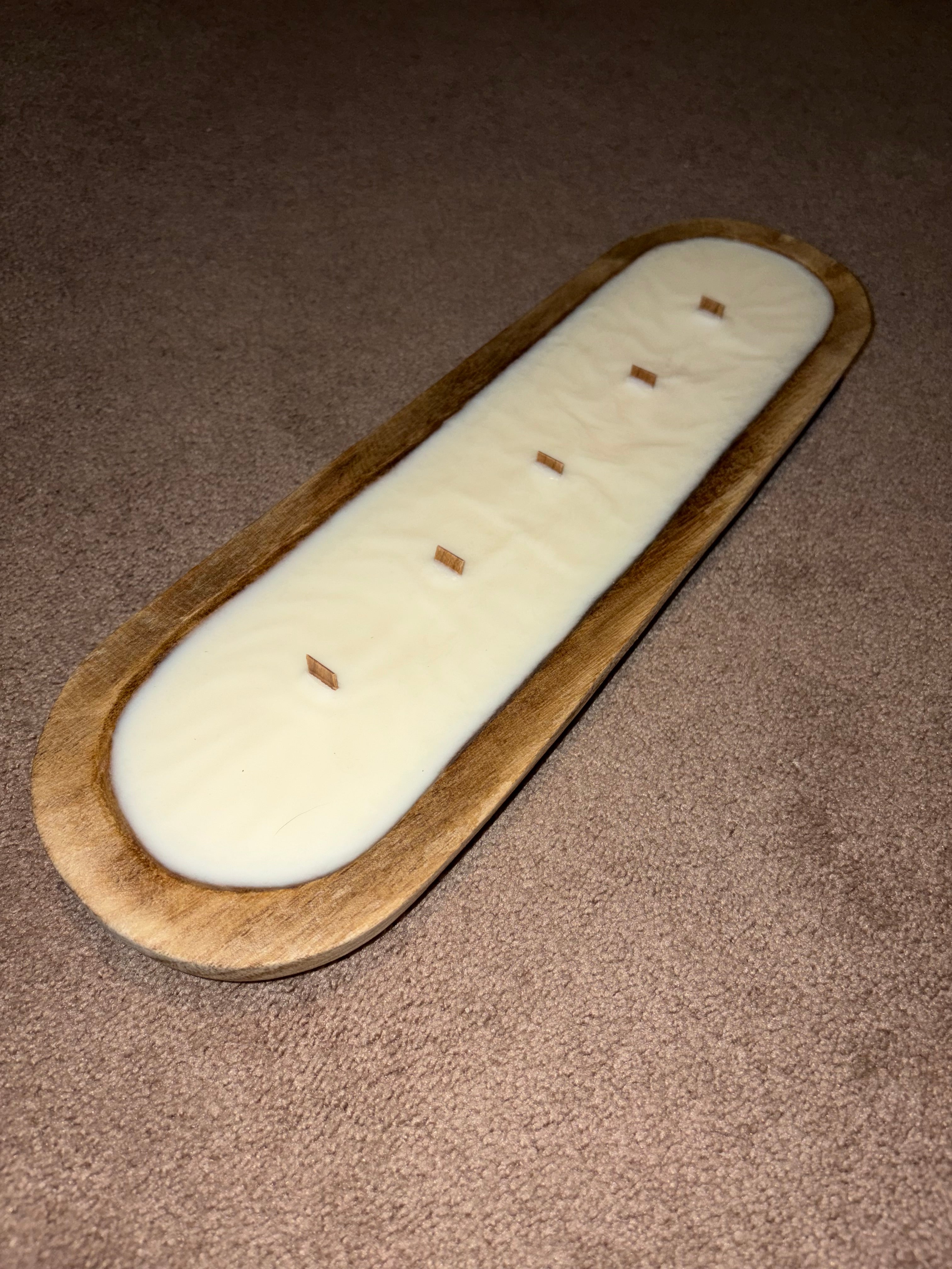 20” Long Dough Bowl Candle