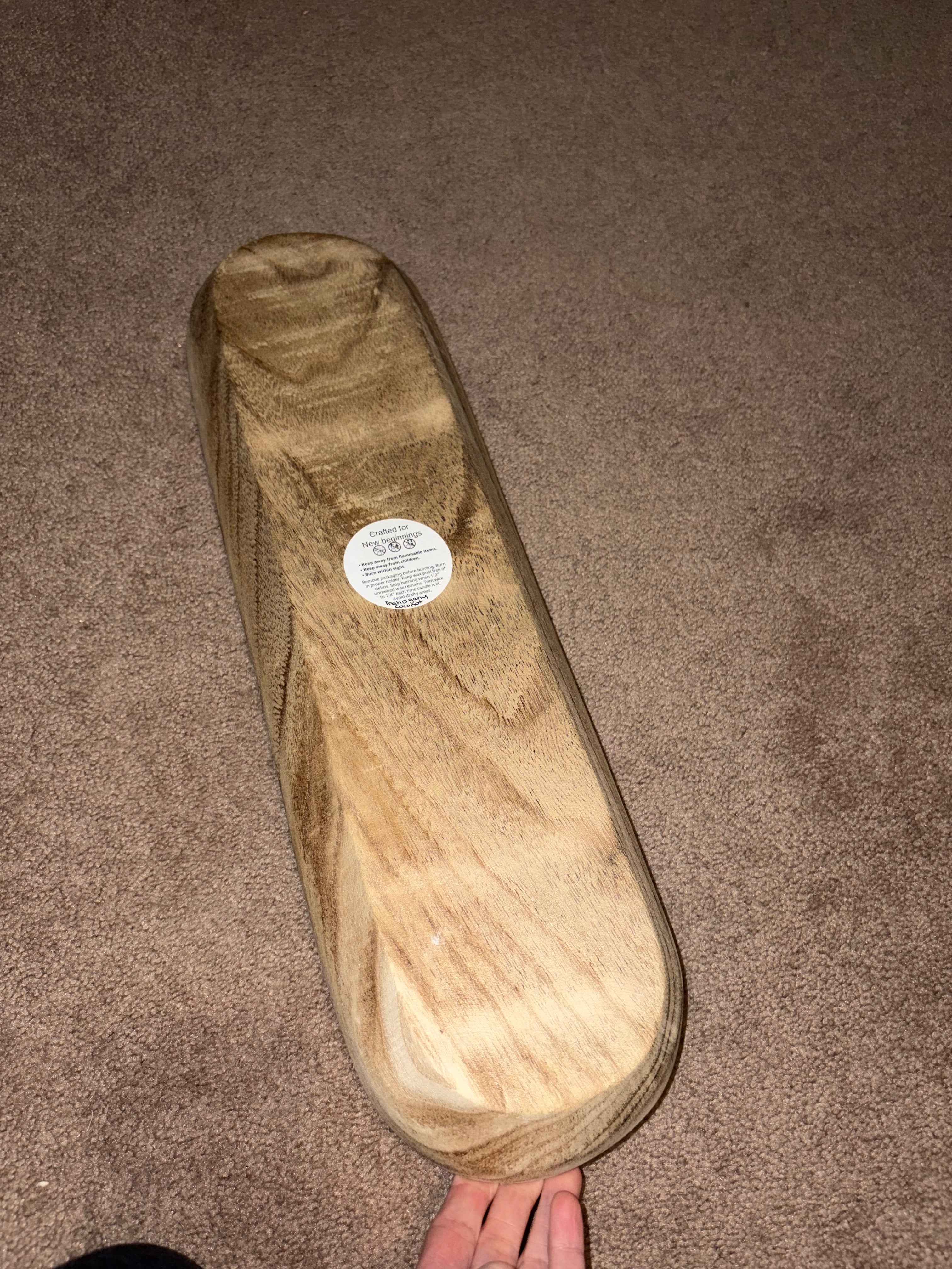20” Long Dough Bowl Candle