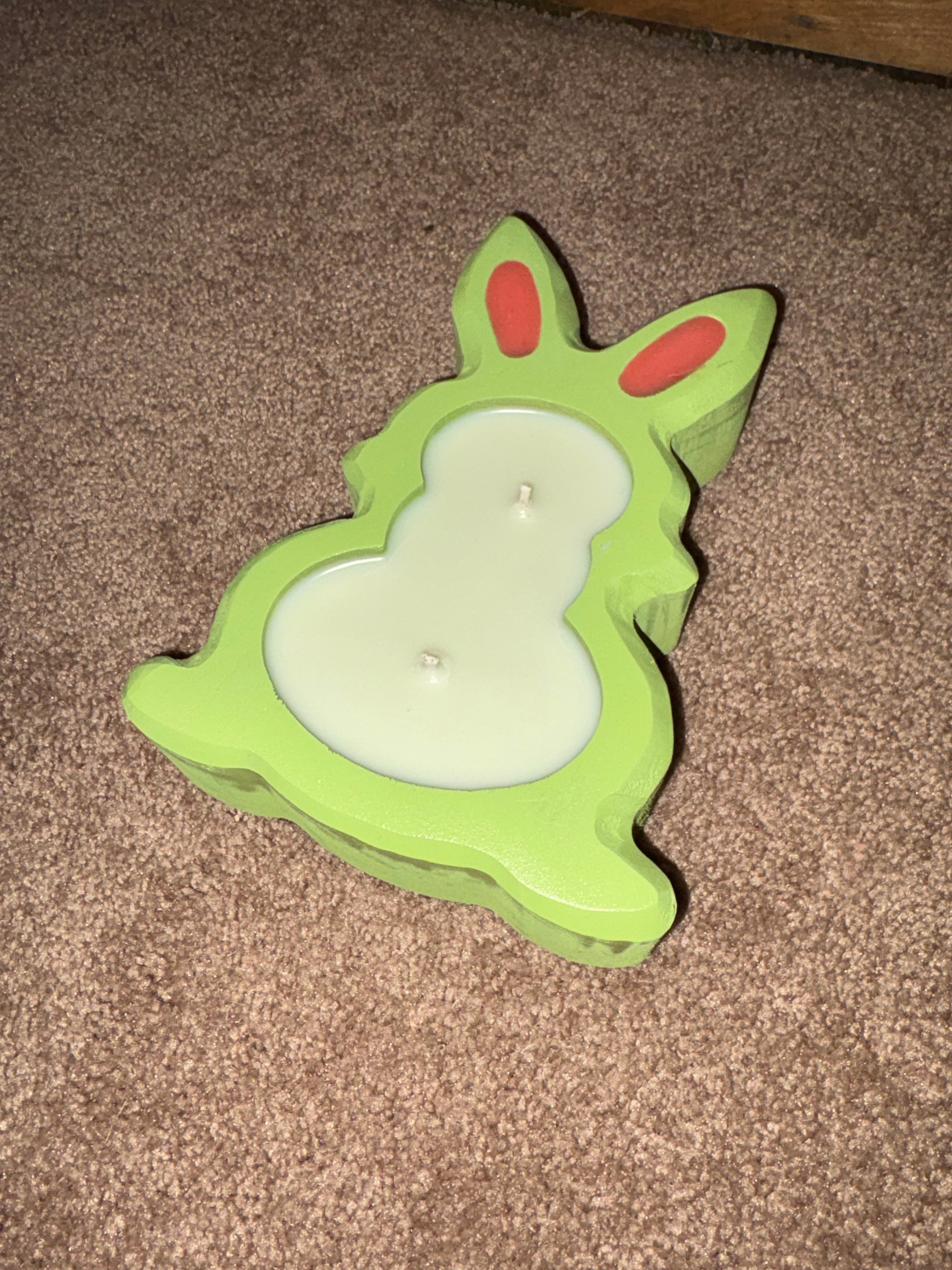 Bunny Dough Bowl Candle