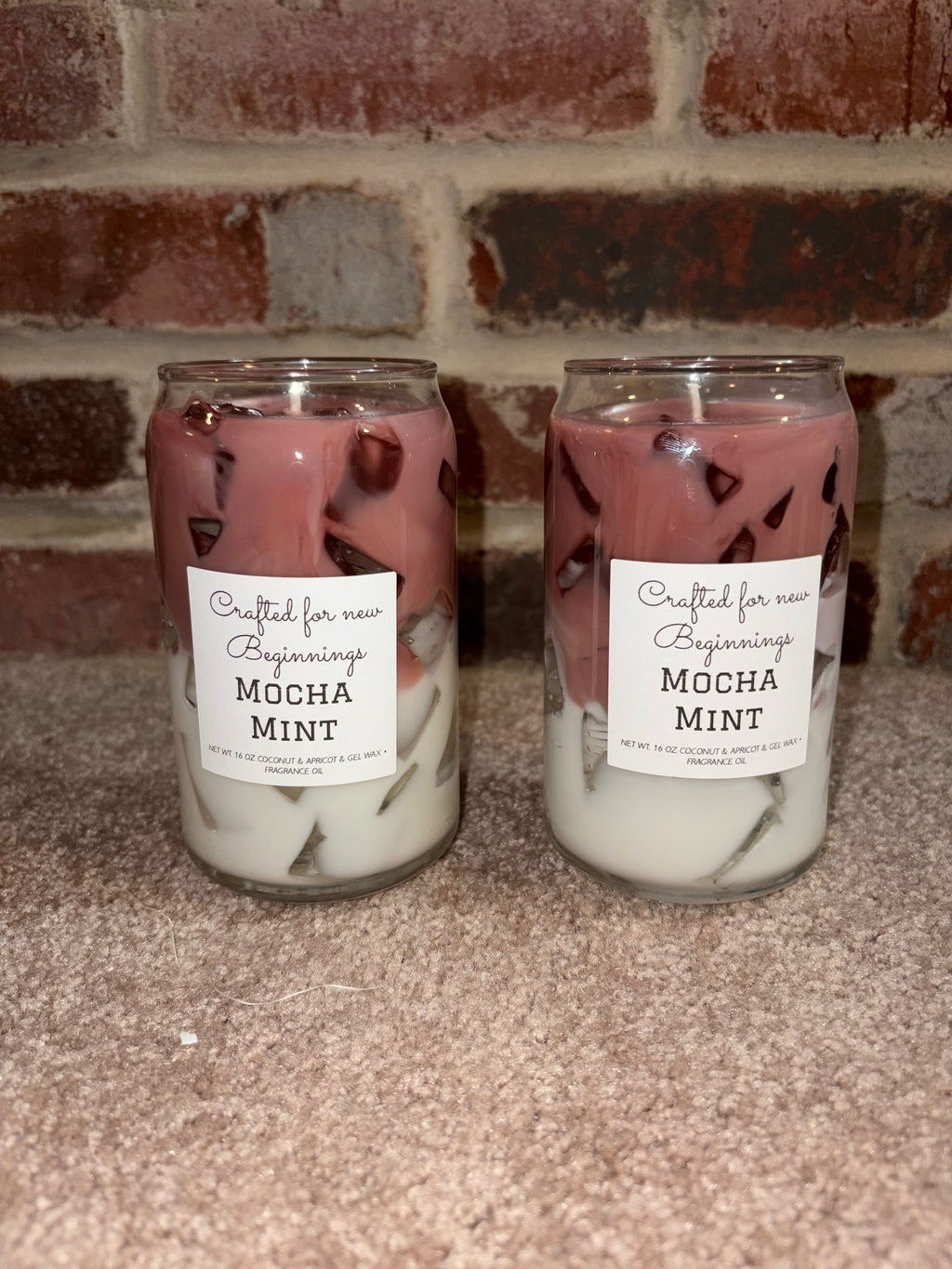 Ice coffee candles