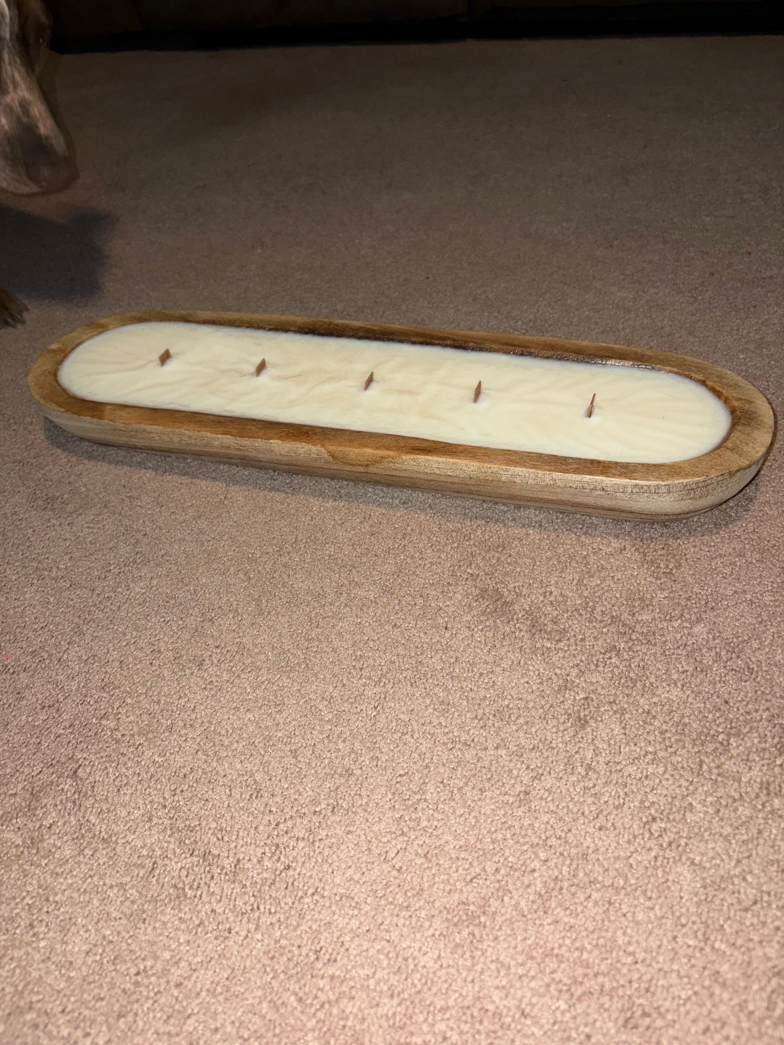 20” Long Dough Bowl Candle