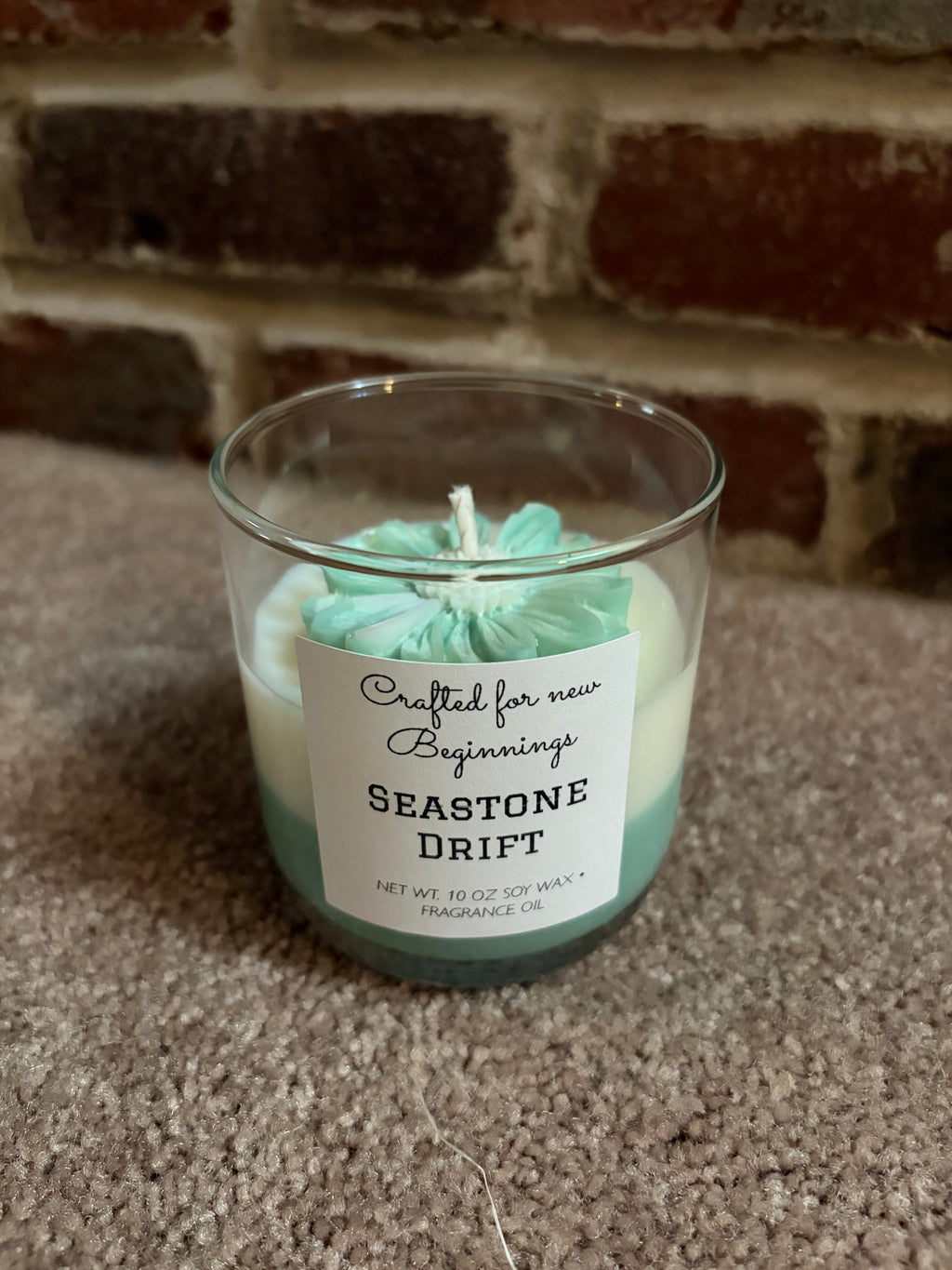 Floral 2 tone candles