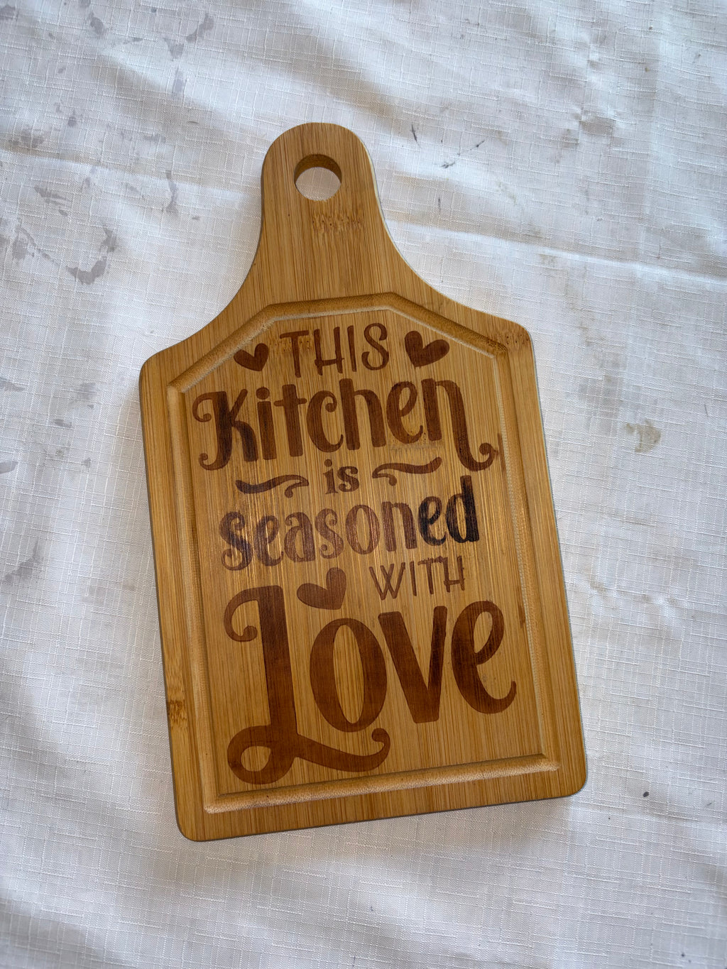 Custom Kitchen cutting board