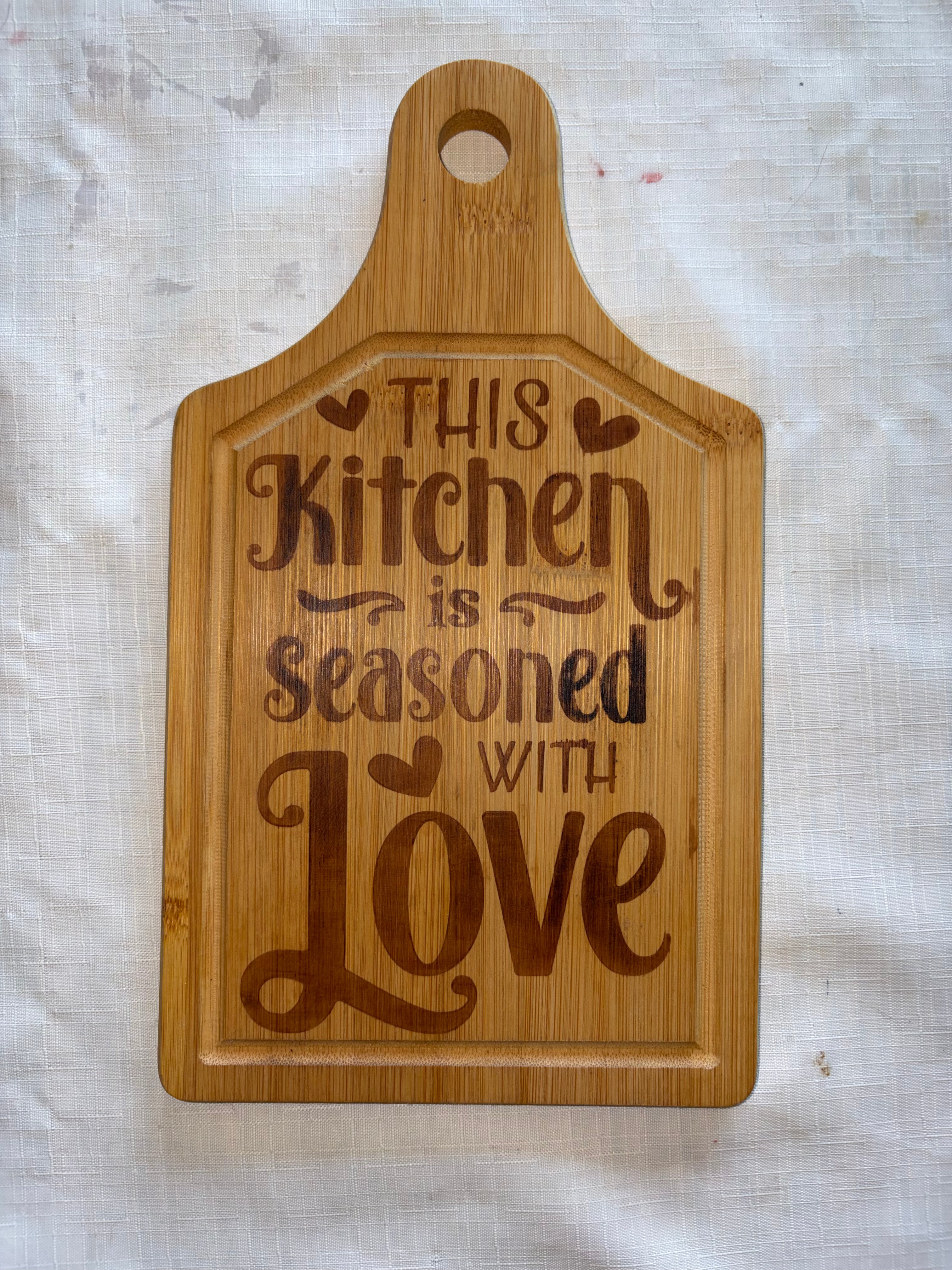 Custom Kitchen cutting board