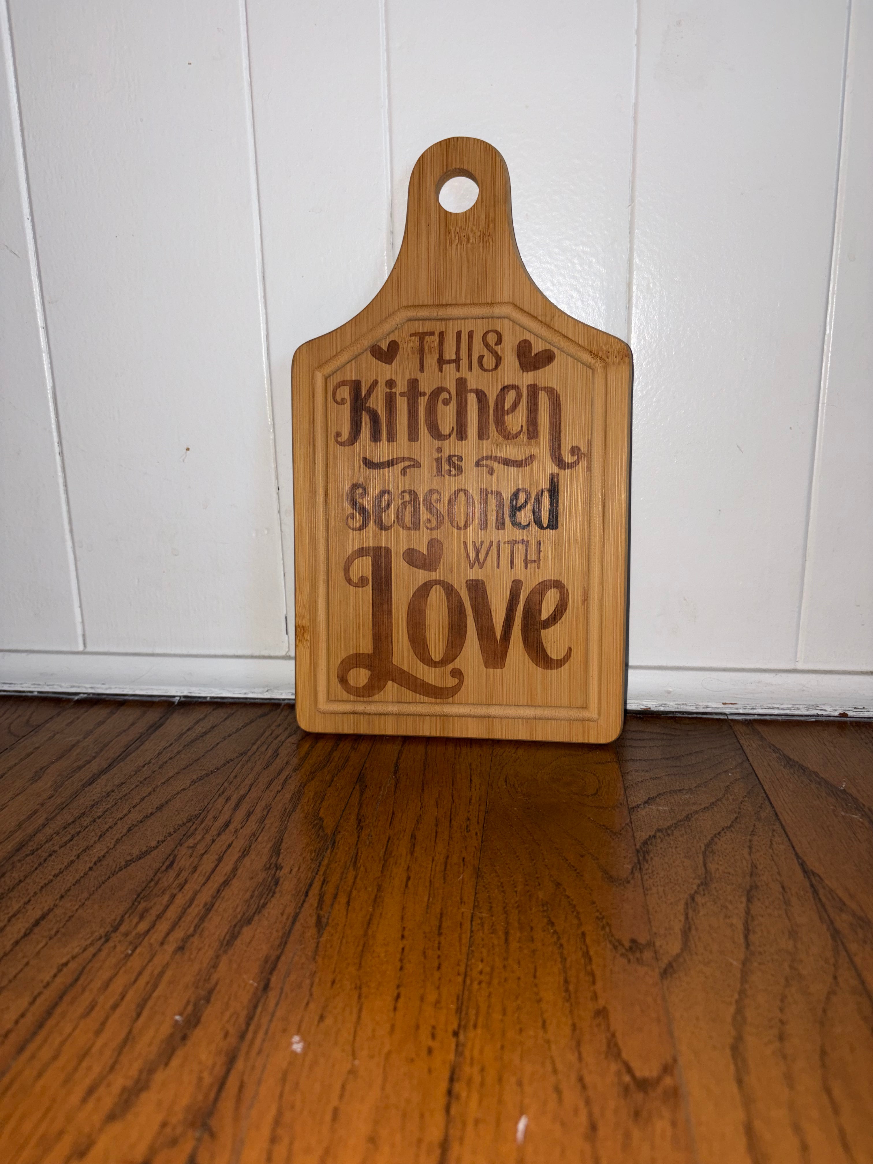 Custom Kitchen cutting board