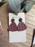 Purple Braided Dangles