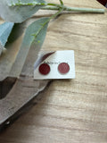 Maroon Studs