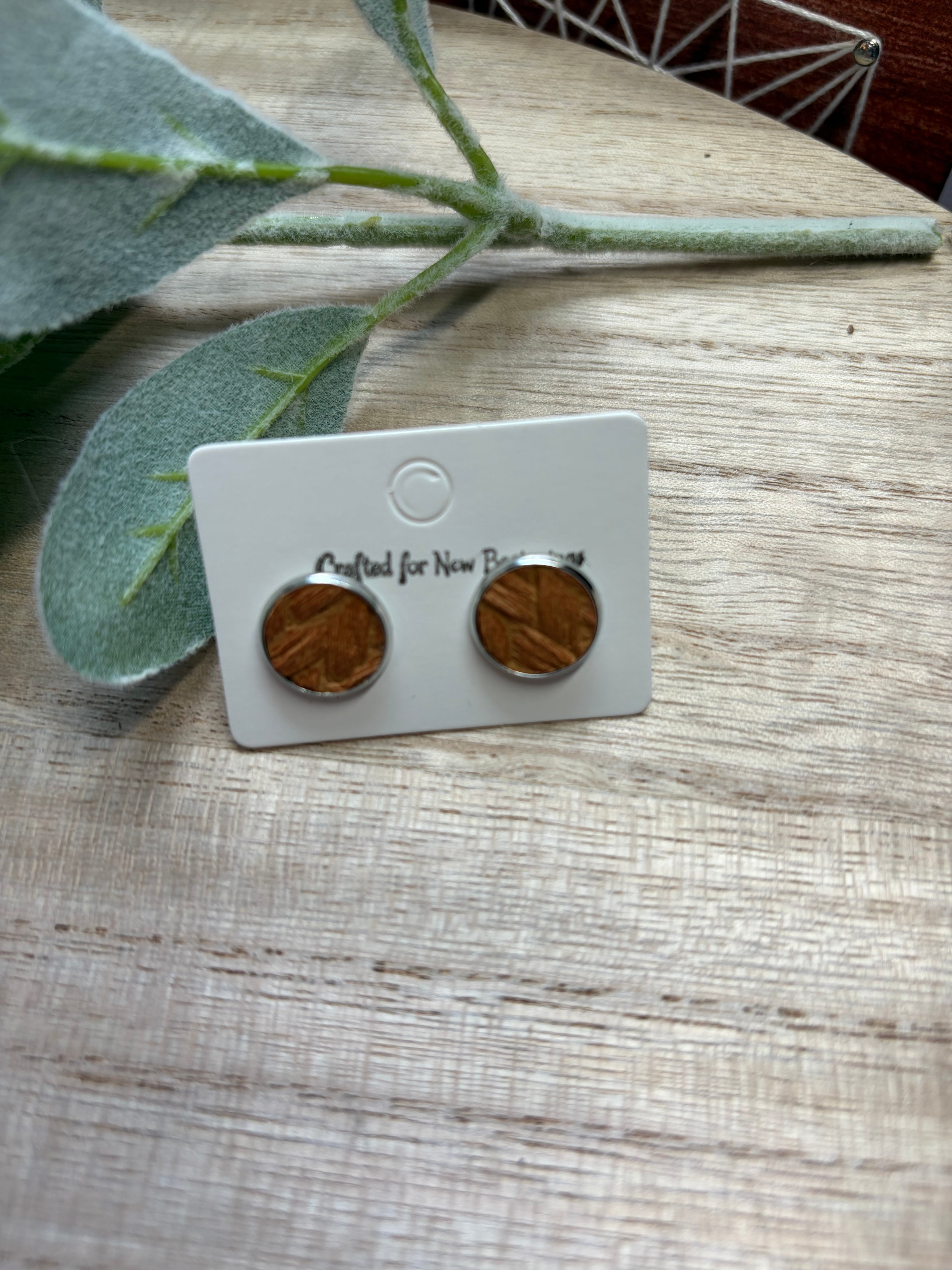 Wooden Textured Studs