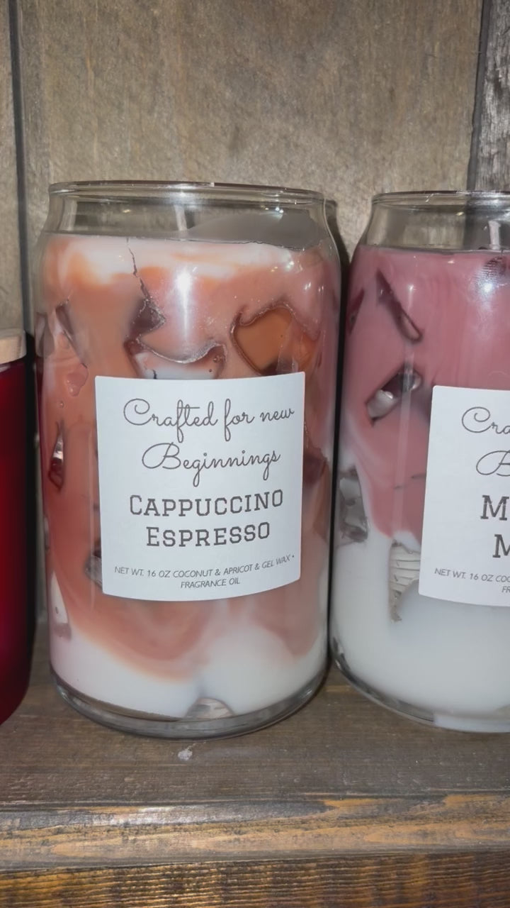 Ice coffee candles